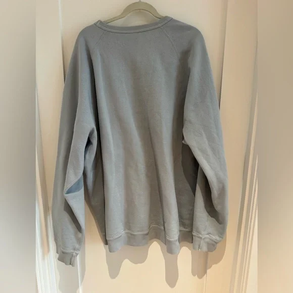 Classic Gray Sweatshirt with Embroidered Logo - Picture 4 of 5